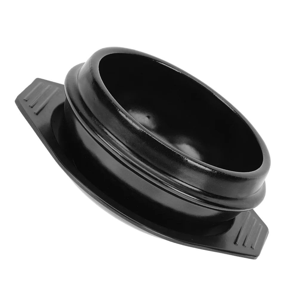 

1Set Korean Stone Pot Ceramic Casserole for Bibimbap Stew Rice Cooking Heat Resistant Kitchen Cookware with Tray