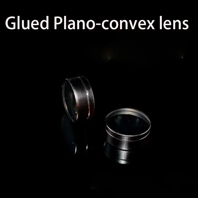 Glued Convex Lens Φ19.5 F220Mm Condenser Imaging Experimental Stage Light Magnifying Glass Sight Plano-Convex Lens