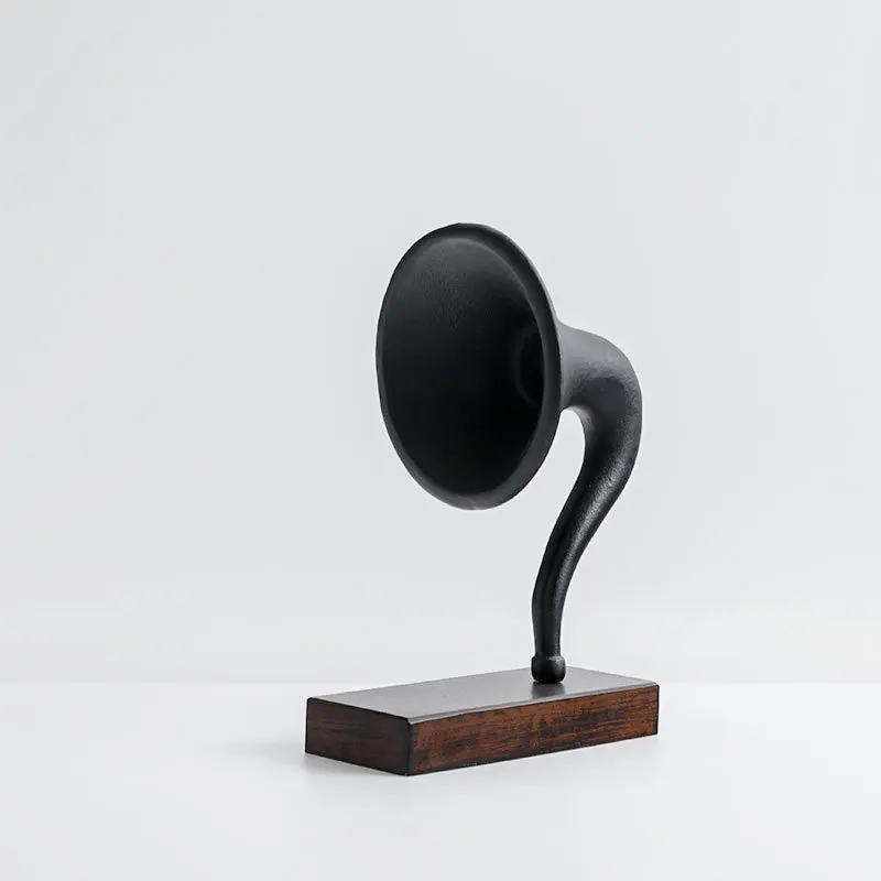 Modern home retro phonograph record player ornament