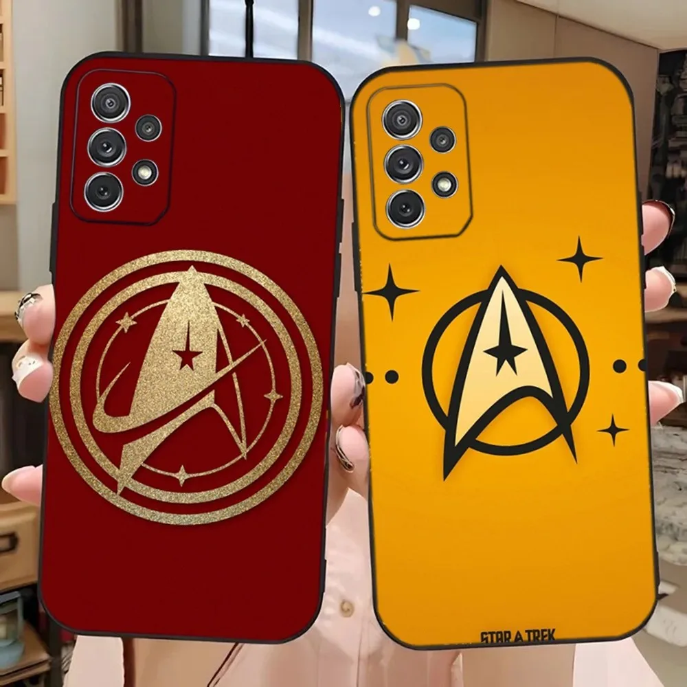 S-Star Trek S-Ships Phone Case For Samsung Galaxy A13,A21s,A22,A31,A32,A52,A53,A71,A80,A91 Soft Black Phone Cover