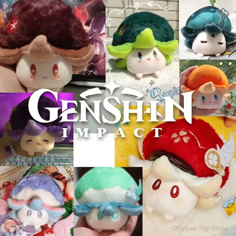 

Genshin Impact Plush Tartaglia Toy Kawaii HuTao Klee Xiao Zhongli Plushies Doll Cute Fluffy Stuffed Anime Bag Pendant Xmas Gift