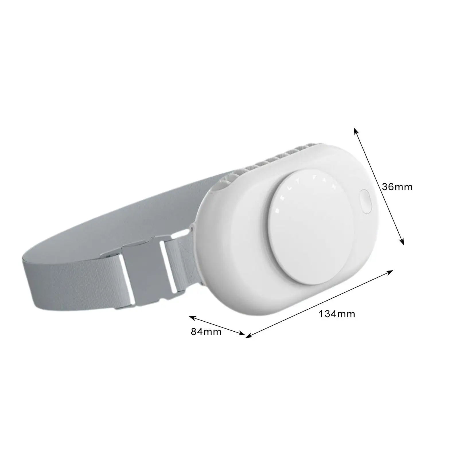 Gér1800 mAh-Ventilateur de taille portable, confortable et pratique, pour la course, le jardinage, le camping, le cyclisme à la maison