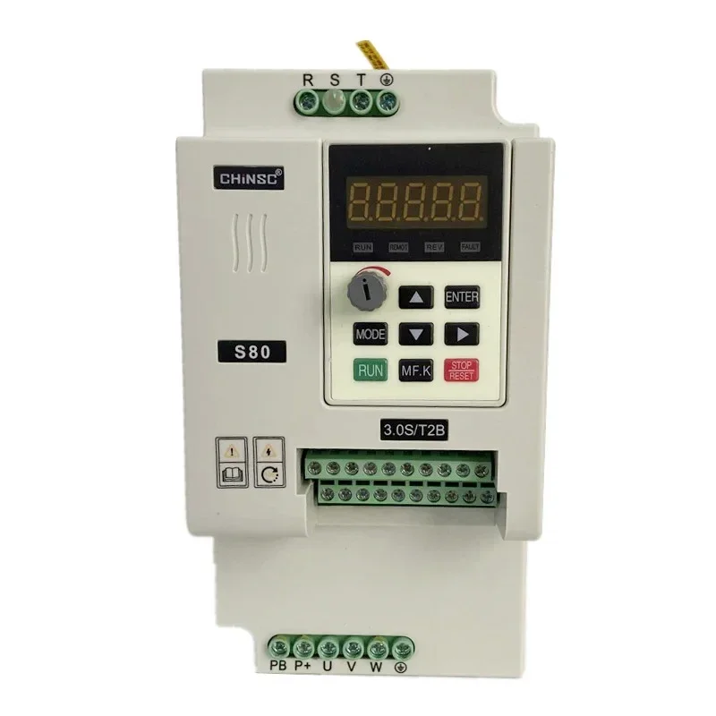 ZUKED VFD 0-999HZ vector inverter VFD  1.5 2.2 3.7 5.5kw 220V 380V output inverter variable frequency drive braking resistor