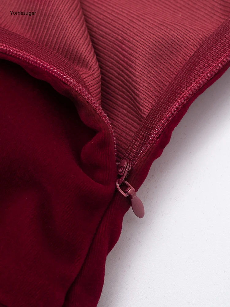 فستان Yomesugar لعيد الحب للنساء من جلد الغزال بدون حمالات بدون ظهر وشريط غير منتظم مكشكش فساتين قصيرة للحفلات والنوادي