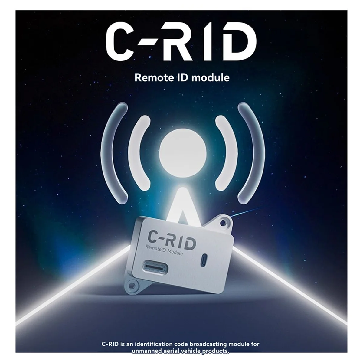 

Модуль удаленного идентификатора C-RID 2025+, 2,4 ГГц, Wi-Fi, FPV-дроны дальнего действия, модуль идентификационного кода, модуль вещания