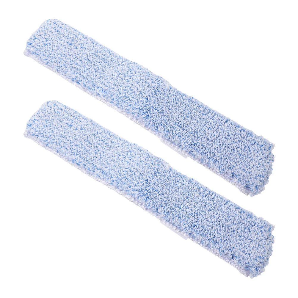 

2pcs Window Washer Replacement Head Fabric Refill Pads For Glass Cleaning Tools Reusable Washable Mop Pads Window Washing