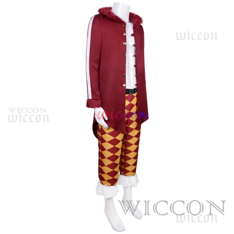 اليابان تأثيري Blox الفاكهة بارتولوميو تأثيري حلي مهرج الأخضر شعر مستعار باري باري لا مي أزياء الهالوين للرجال حفلة ACGN #5