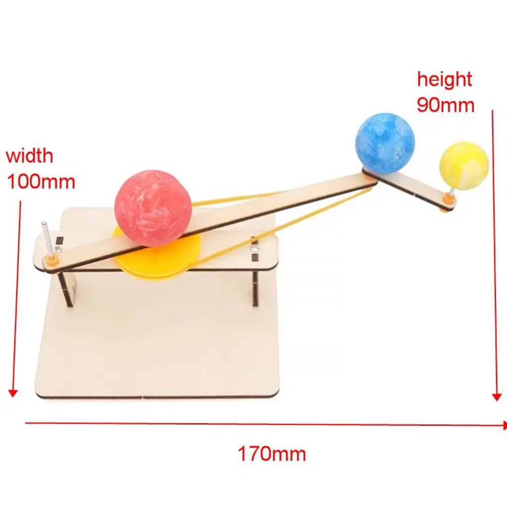 

Деревянный развивающий конструктор для научных экспериментов DIY: обучающая машина для детей, подарок на день рождения