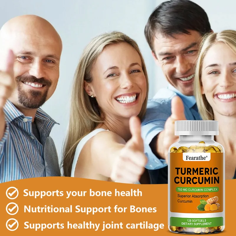 

Капсулы для куркумина — 750 мг, здоровье суставов, антиоксидант, когнитивная и пищеварительная поддержка, повышение иммунитета, улучшение кровообращения