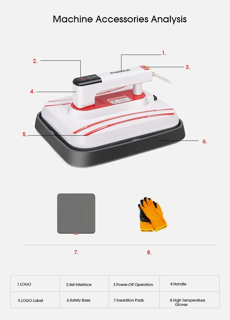 2026 2020 신제품 휴대용 열 프레스 기계 티셔츠 승화 기계 12*10 인치 티셔츠 인쇄 기계 P1210