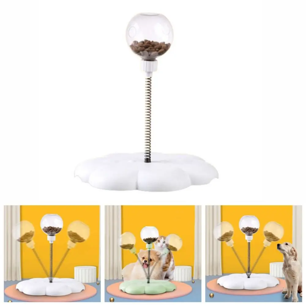 مضحك التفاعلية الحيوانات الأليفة الغذاء موزع شفط كأس موثوقة الحيوانات الأليفة الغذاء تسرب الكرة لعبة التفاعلية التلقائي الحيوانات الأليفة لغز اللعب #3