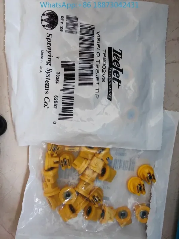 

TP8002VS Sprea-dtrum fan-shaped nozzle with stainless steel spray core TEEJET