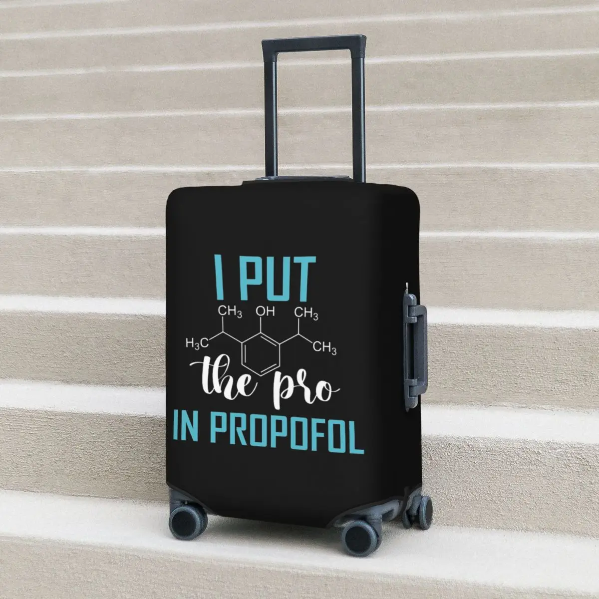 ANESTHESIA Pro In Propofol Capa de proteção elástica para mala de viagem Capa protetora para 18-32 polegadas