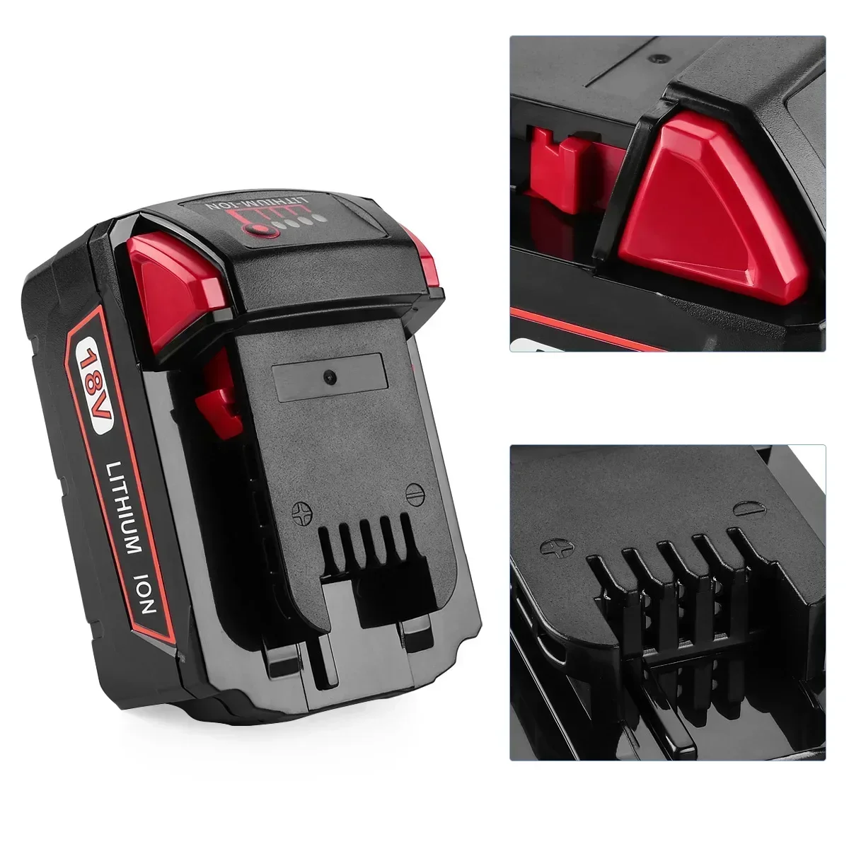 

For Milwaukee M18 Battery 18V 12.0Ah 9.0Ah Replacement Lithium Battery for Milwaukee M18 48-11-1815 48-11-1850 2604-22 Battery