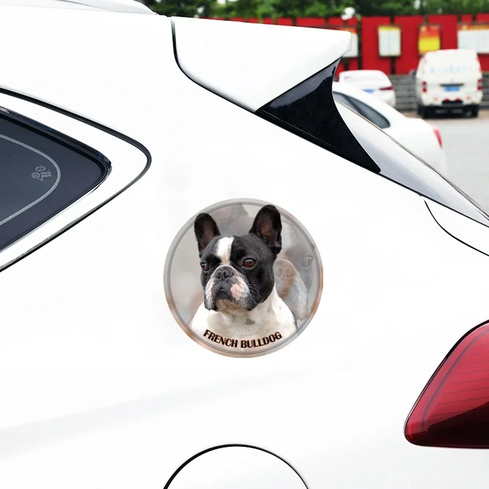 JPCT PVC Bulldog Stickers in Various Sizes for Waterproof Use in Cars, Refrigerators, and Restrooms, with a Length of 13cm