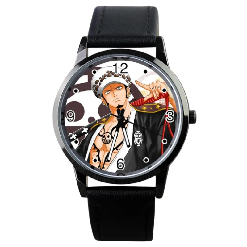 Nuovo stile Anime One Piece Rufy Ace Sabo Solon Shanzhina Mei Creativo Periferico Cartoon Orologio per il tempo libero Decorazione Forniture