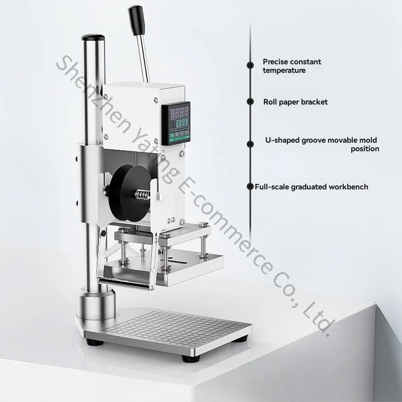 Manual hot stamping machine Quick hot stamping Hot stamping PUPVC leather indentation embossing trademark LOGO marking machine