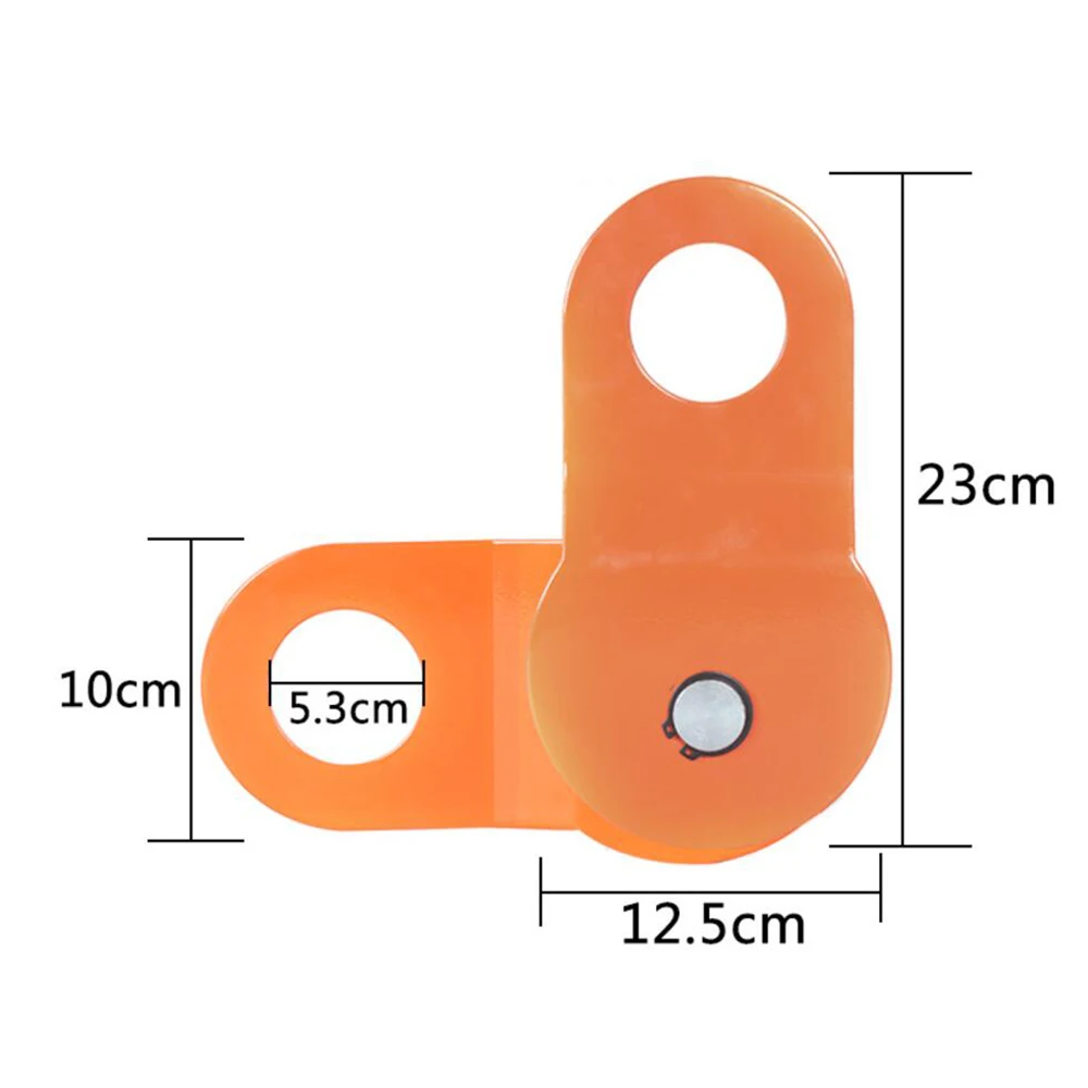 Cabrestante de bloque de arranque de alta resistencia, polea de recuperación de vehículos 4x4, ATV, UTV, SUV, capacidad de camión 8 T, 8 toneladas