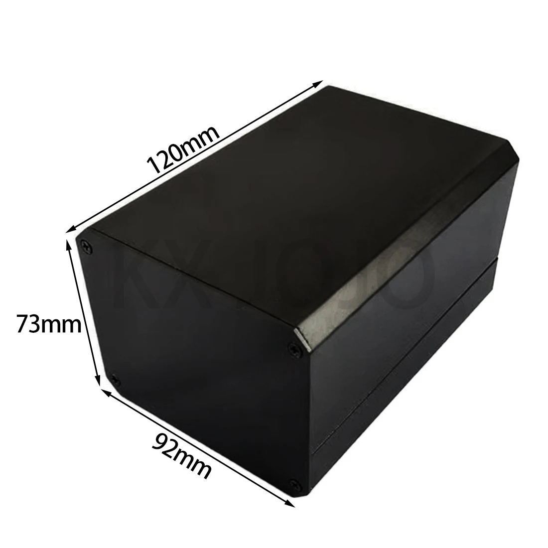 Aluminum Enclosure 92*73*120mm Split Waterproof Silver/Black Type Case Electronic Box DIY Power Housing Instrument