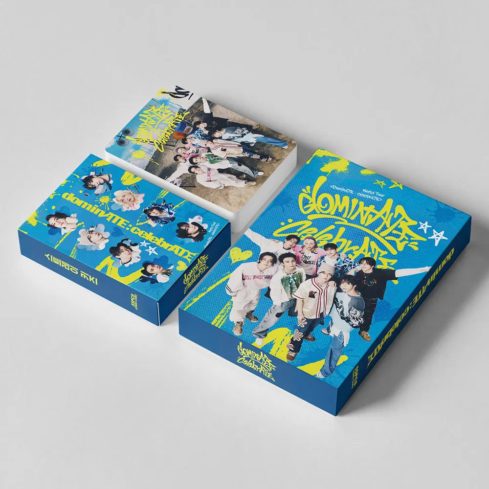 55 قطعة نمط جديد الصبي الفرقة جولة حول العالم تهيمن الاحتفال دعم البضائع بطاقات صغيرة بطاقات LOMO لجمع المشجعين