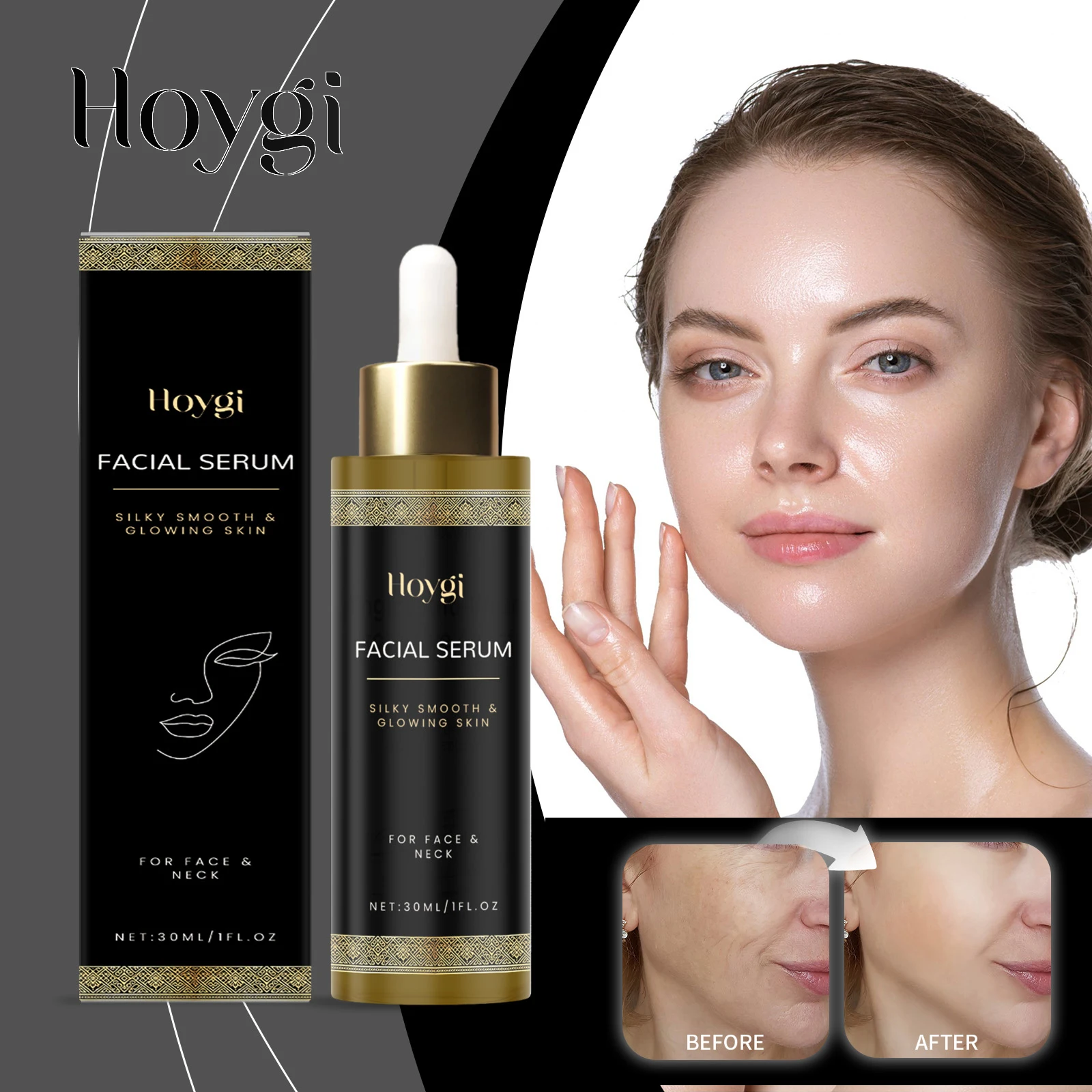 

Hoygi 30 мл осветляющая сыворотка для лица с витамином Е, эссенция ладана, легкий усилитель сияния для тусклой кожи, нелипкая формула