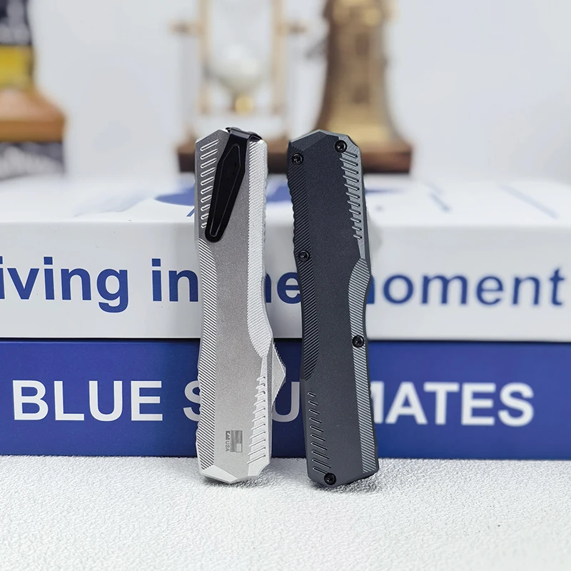 

Складной нож KS9000 Livewire OTF TECH для активного отдыха, кемпинга, с лезвием из стали D2, высокой твердостью, рукоятью из алюминия с ЧПУ, карманный нож EDC, инструменты