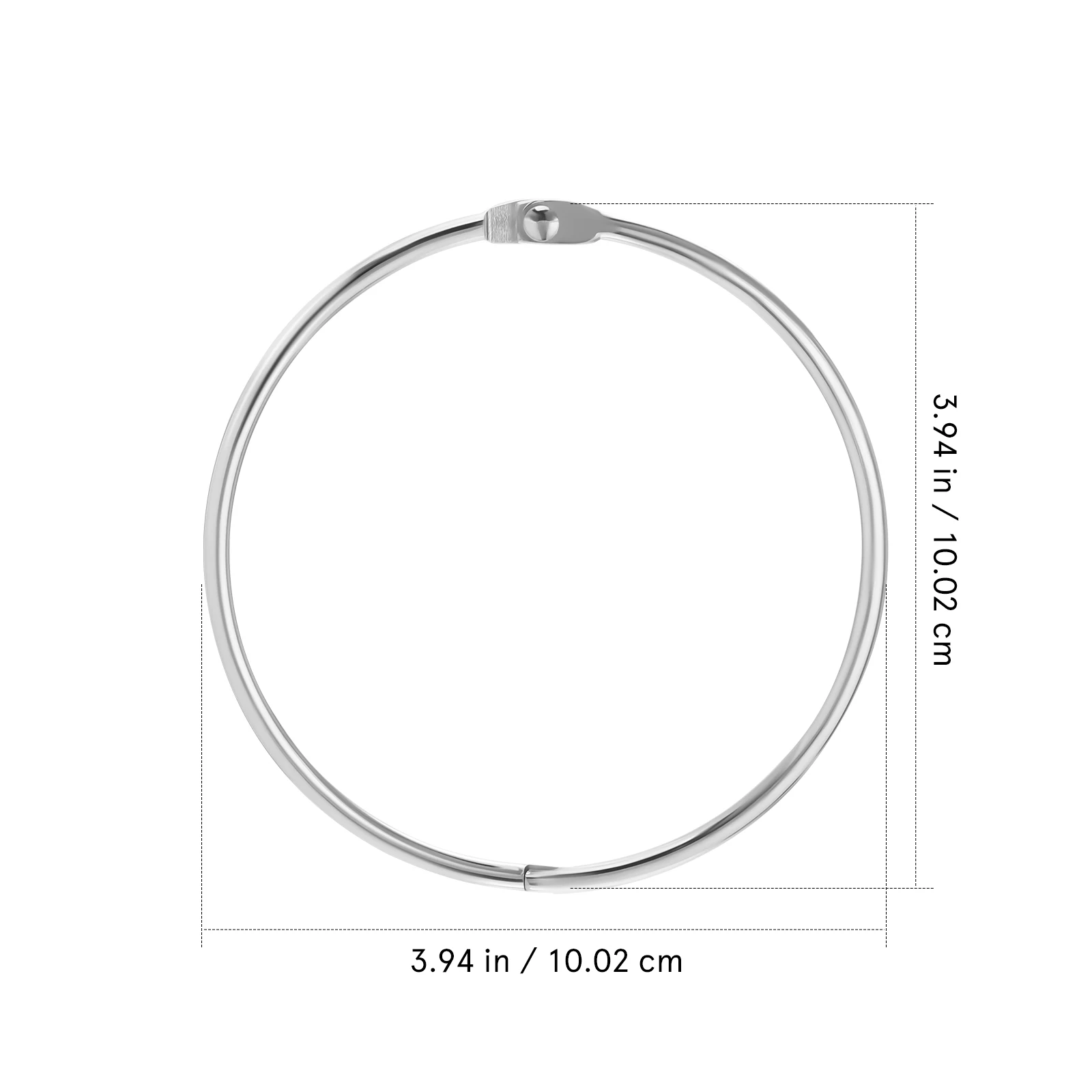 16pcs Metal Binder Iron Book Binding Rings For Papers Files Index Cards Loose Leaf Sheets Office School Project Storage Office