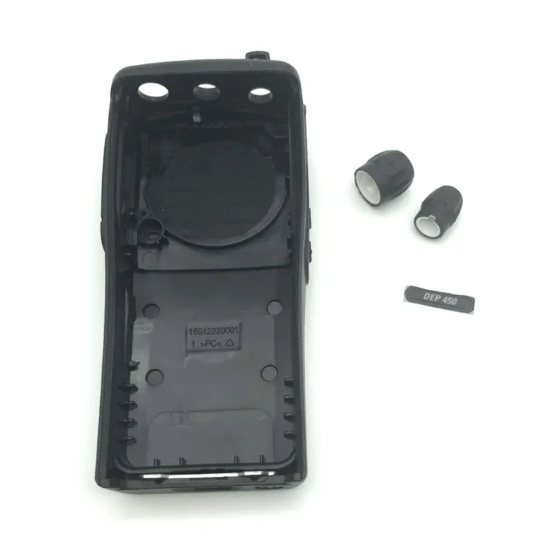 Set Front Housing Cover Case Shell with Volume and Channel Knobs for Motorola  Walkie Talkie DEP450 DP1400 XiR P3688 Radio