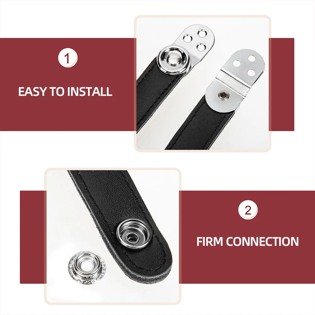 2Sets Accordion Bellows Strap Universal Double Layer Buckle Replacement Strap for Secure Stable Playing Music Performance