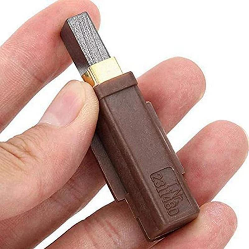 6 قطعة لـ Ametek Lamb محرك فراغ كهربائي فرشاة الكربون رقم الجزء 2311480   33326-1