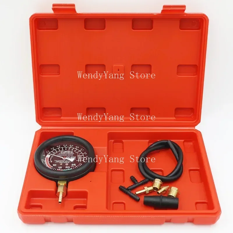 Automotive Vacuum Pressure Gauge TU-1 Vacuum Pressure Gauge Tester Positive and Negative Pressure Detection Instrument Repair To