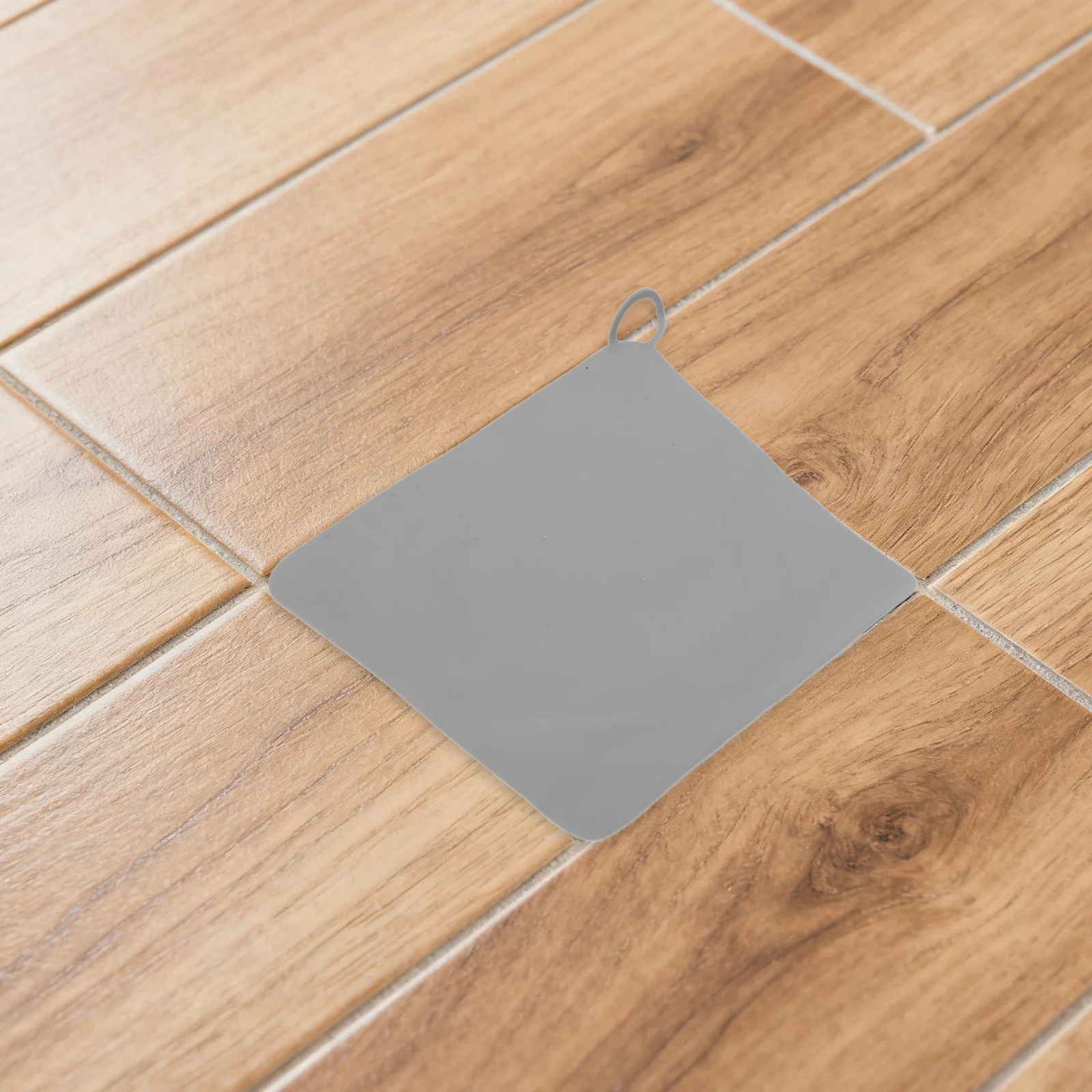 Tampon de vidange en Silicone gris, 6 pièces, 5.89x5.89, couvercle universel pour salle de bains, cuisine, buanderie, douche, sous-sol, évier, résistant aux odeurs