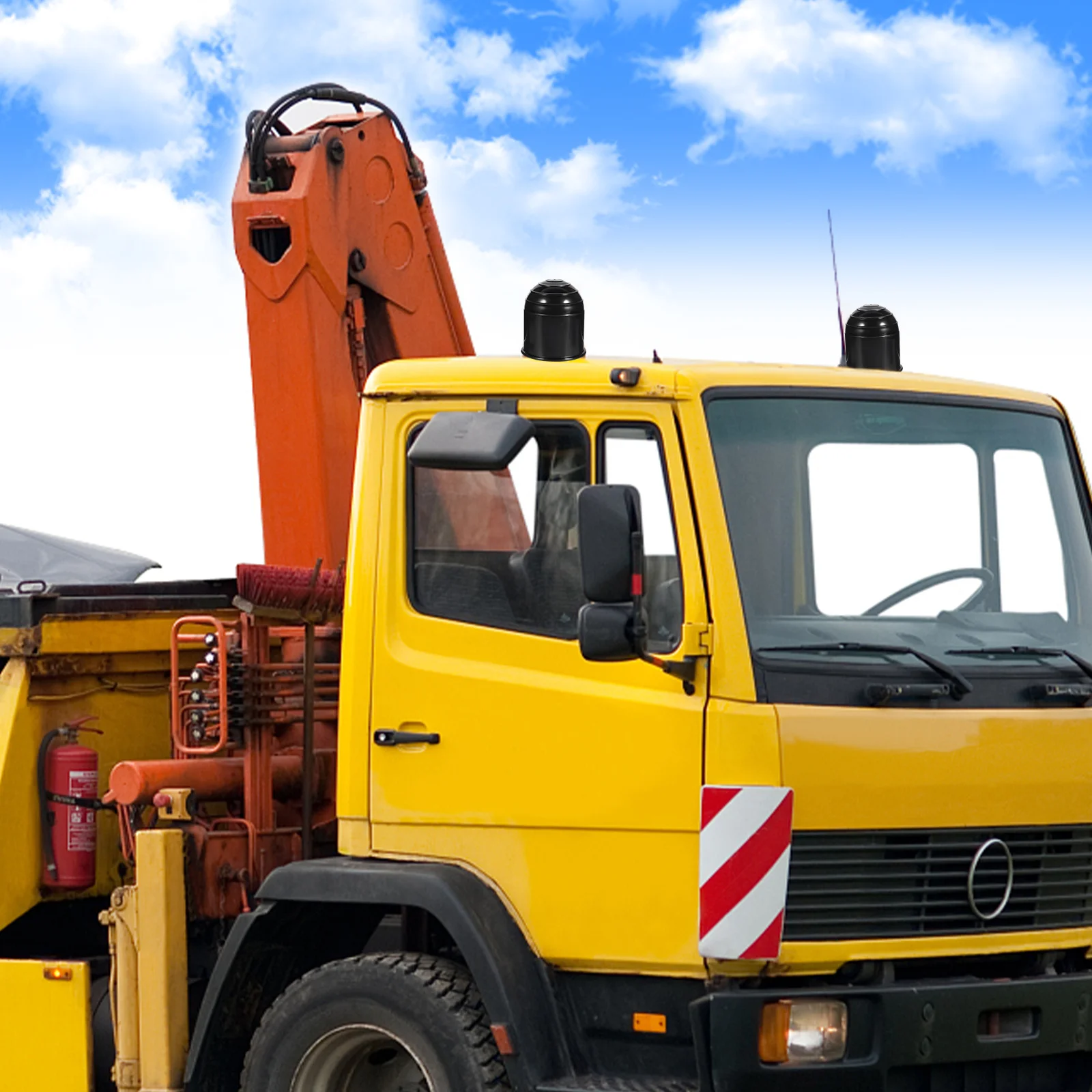 

Комплект из 4 защитных колпачков для сцепного устройства прицепа, универсальные заглушки для буксировочного крюка, антикоррозийные, пыле- и грязезащитные