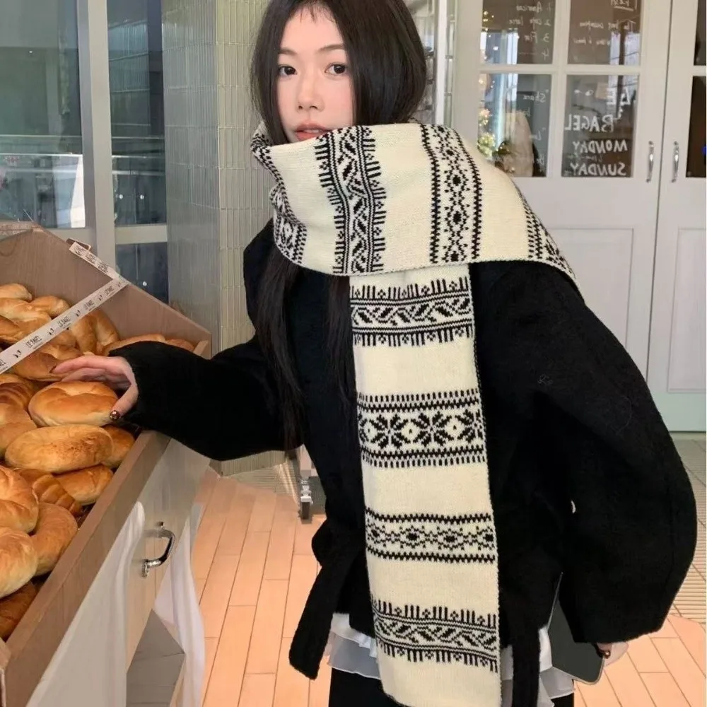 

Новый вязаный утеплитель для шеи, ветрозащитный морозостойкий шейный платок, теплый универсальный вязаный шарф на осень и зиму