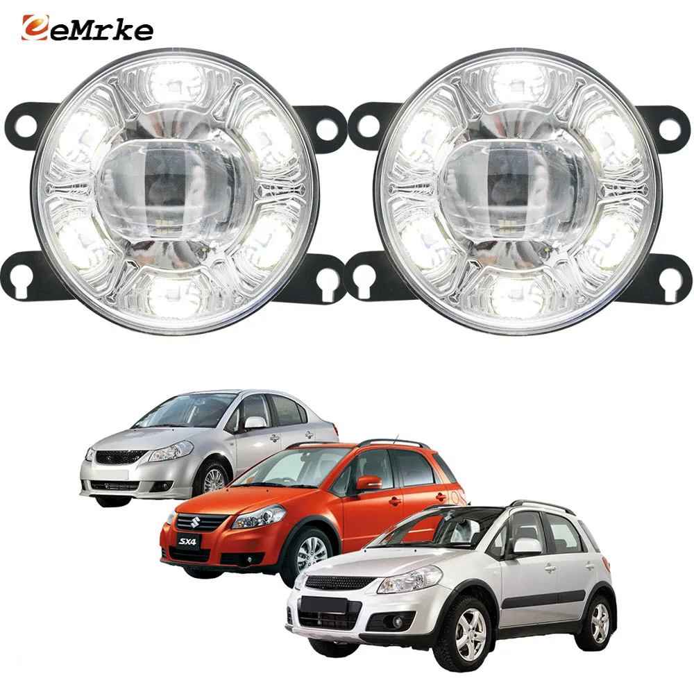 

Led Fog Lights Car PTF with Lens Daytime Running Lamp DRL for Suzuki SX4 Crossover, SX4 GY 2007 2008 2009 2010 2011 2012 2013