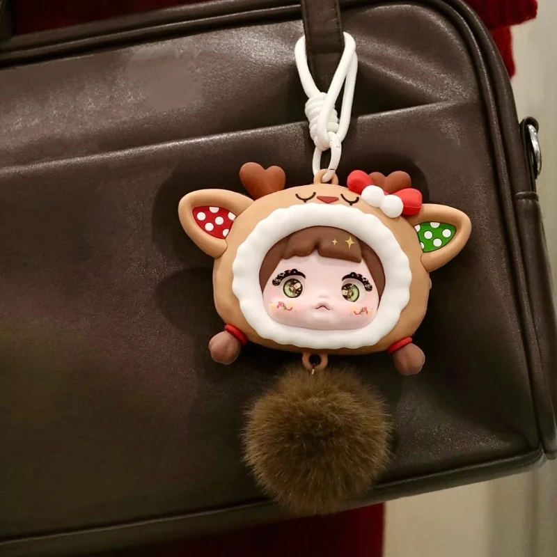 Nommi Christmas Limited Edition Headphone Bag Pendant Cute Notebook Action Figures Toy Gift for Anime Fans Surprise XMAS Dolls