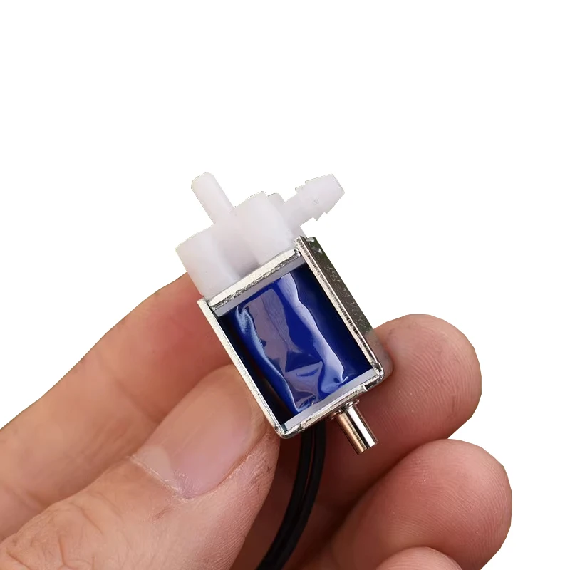 

DC 5V 6V 2-Position 3-Way Small Mini Solenoid Valve Normally Closed Normally Open Air Flow Control Valve DIY Sphygmomanometer