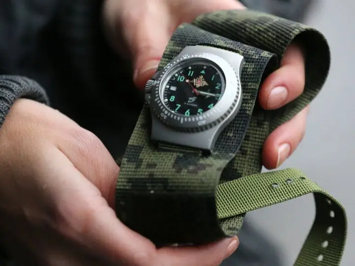 Russian Orginal 6e4-1/2 Leather Strap Watch Special Forces Tactica