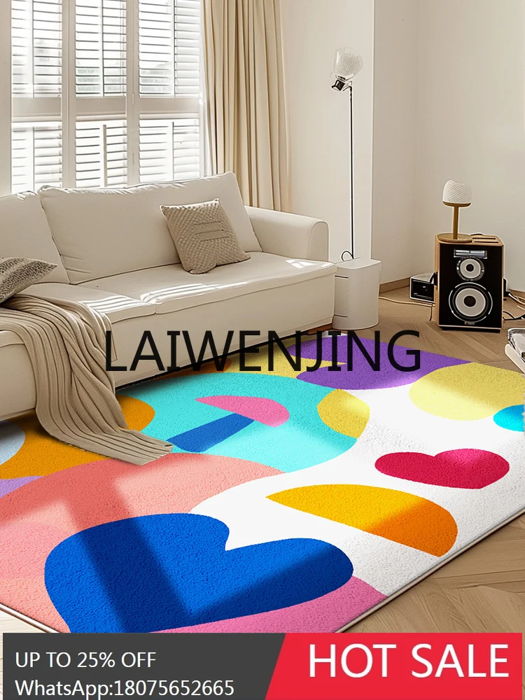 RWJ Children's Room Carpet Living Room Reading Area Floor Mat Non-Slip Kindergarten Easy to Care