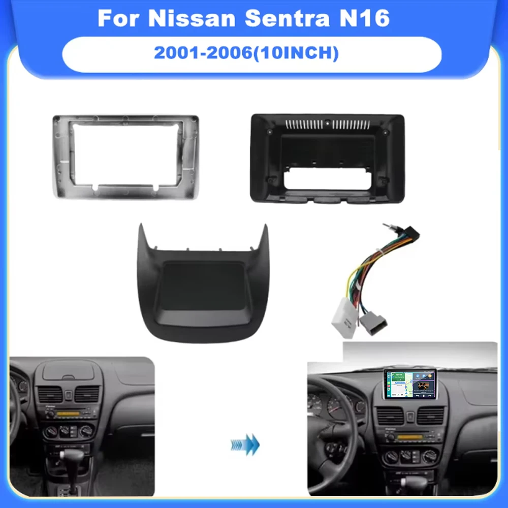 Android 16 For Nissan Sentra Almera 2000 - 2006 2K QLED Android Car Radio Multimedia Video Player Stereo GPS 4G WIFI CarPlay