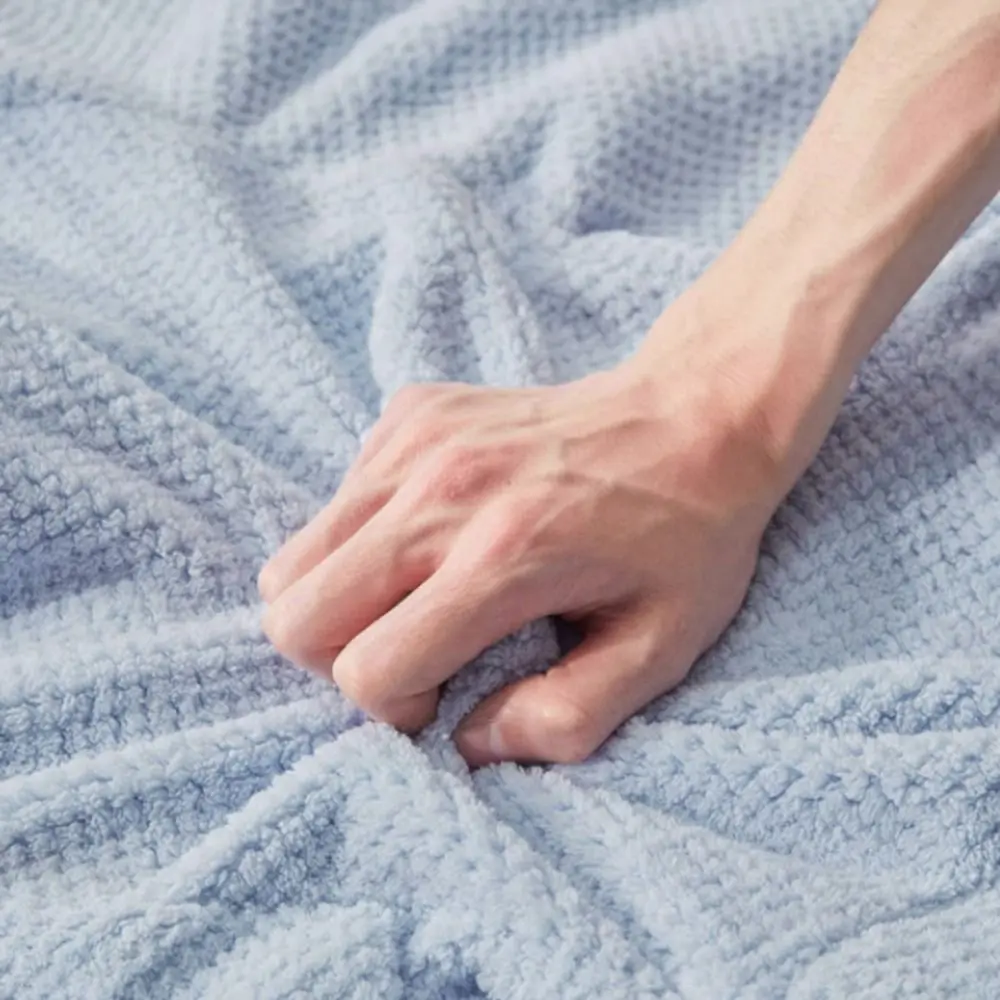 Practical Absorbent Pet Bathing Clothes Quick-Dry Soft Dog Drying Coat Full-Coverage Thickened Pet Bath Towel Winter