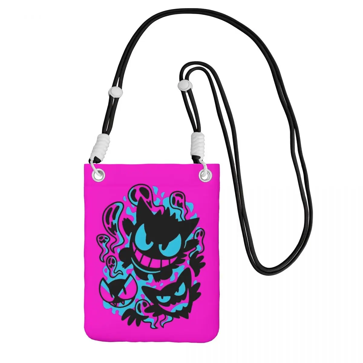 

Custom Casual G-Gengares Mobile Phone Bag for Running Men Women Evil Smile Small Crossbody Purse Smart Phone Wallet With Strap