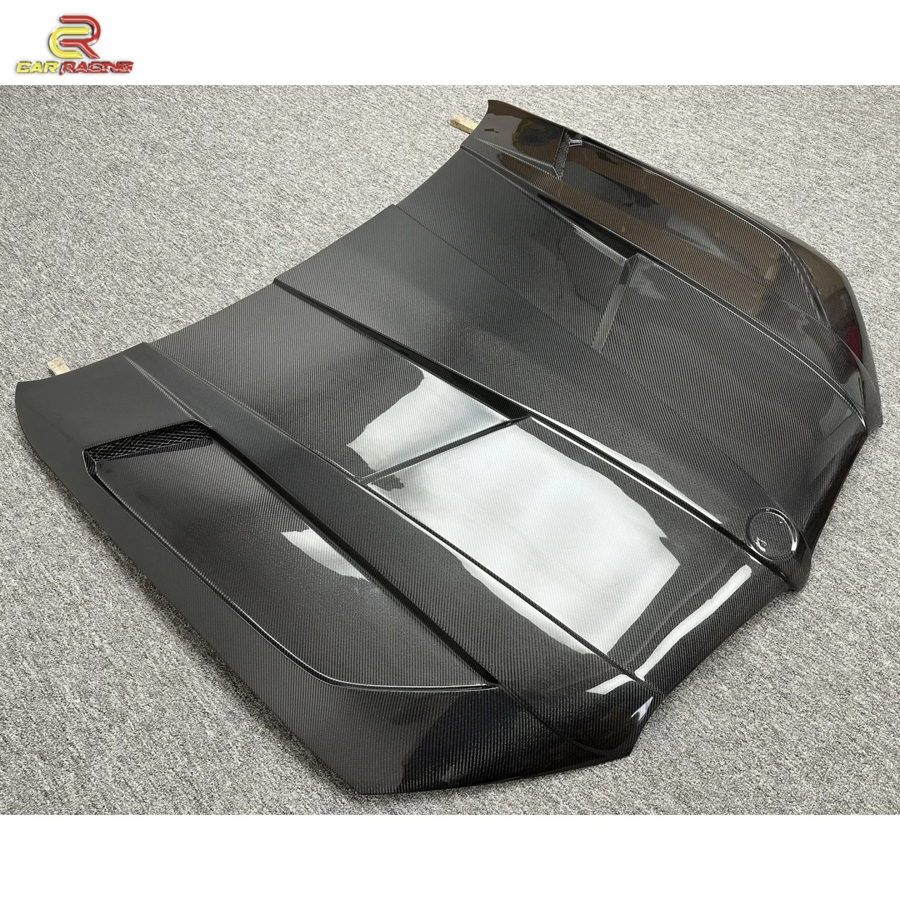 New LD Design Style Black Glossy Twill Weave Carbon Fiber Front Bonnet Hood for 5 Series F95 X5M 2023 Engine Cover
