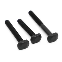 M6 M8 M10 M12 GB37 Black Carbon Steel T Shape Punch Milling Machine Screw Threaded Rod Clamping Cap Bolt Full/Partial Thread