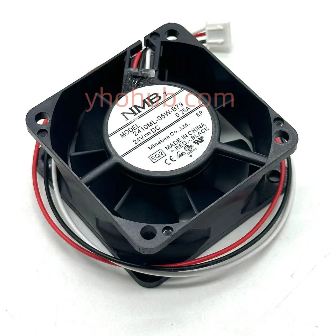 

NMB 2410ML-05W-B79 EQ2 DC 24V 0.25A 60x60x25mm 3-Wire Server Cooling Fan