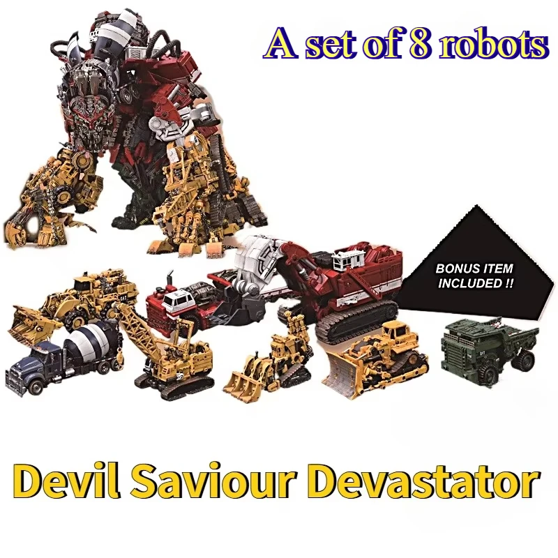 Devil Saviour Devastat DS Troublemaker Bonecrusher Hook Mixmaster Scavenger Scraper Set of 8 Robots