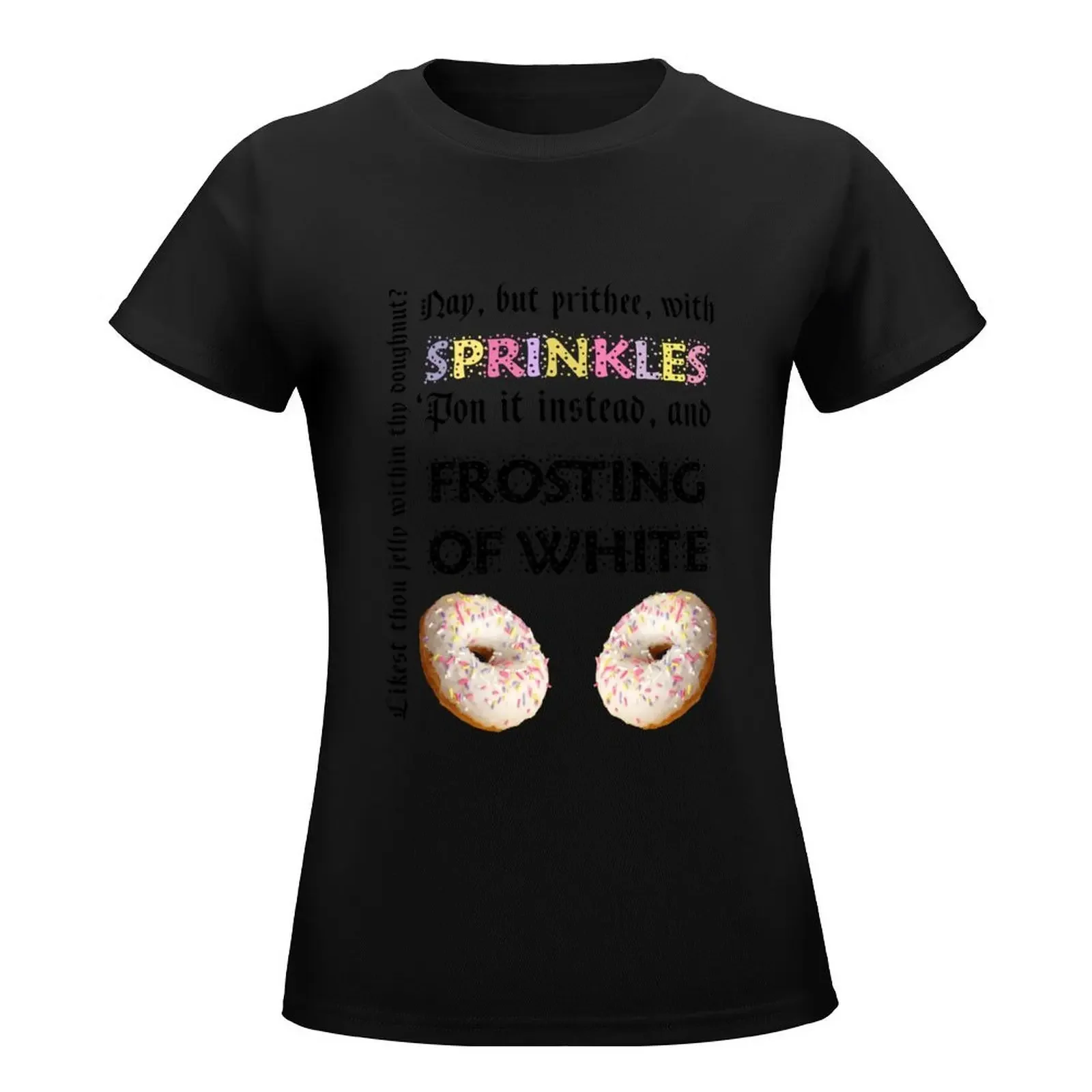 Dresden's Doughnut T-Shirt vintage clothes lady clothes oversized Womens clothing