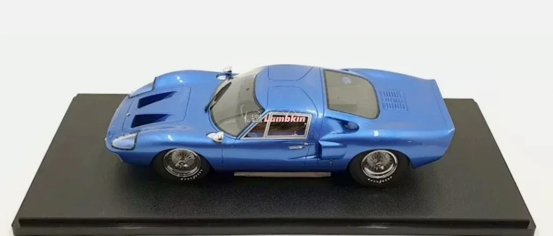 Cult-Modèle de voiture de sport Isabel 3 bleu métallisé, voitures classiques miniatures, ornements de collection, cadeaux, GT40, MkIII, 1966, 1:18