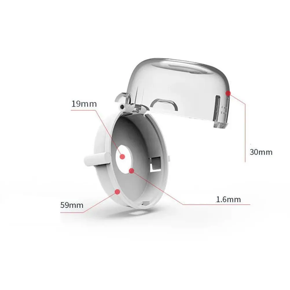 

5Pcs Gas Stove Safety Covers Heat Resistant Knob Locks Child Protection Kitchen Burn Guard Gas Cover Safety Protection Cover