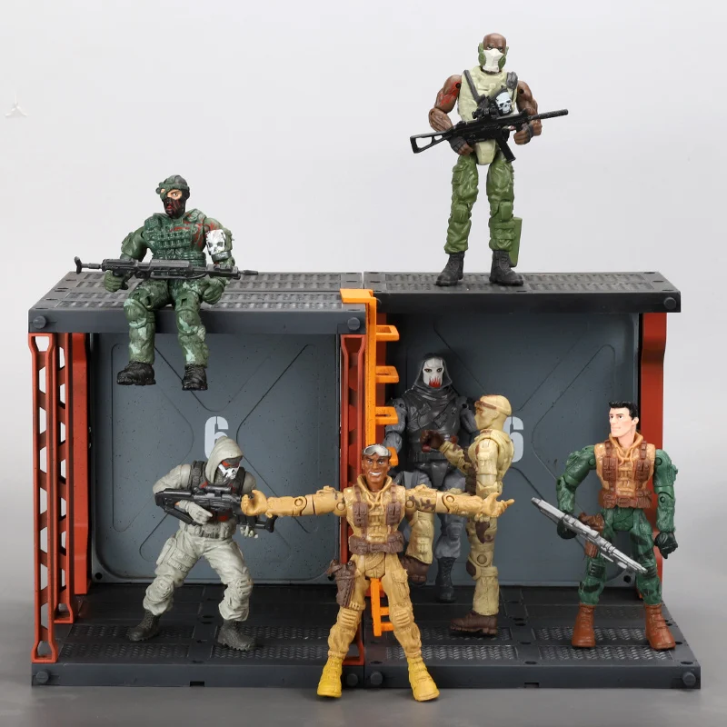 Jeu-soldado brinquedo modelo para menino, boneca móvel, mesa de areia militar, presente de aniversário, astronauta, polícia, 3, 75 Polegada, 10cm Joint